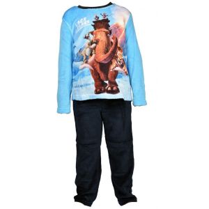 Pyjama Gar&ccedil;on Licence : Mickey, Looney Tunes, Age De Glace, Minions, Peppa Pig En Coton Ultra Confort Age De Glace Ph2257 Turquoise Polaire - Neuf