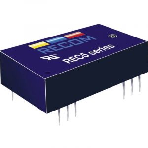 Convertisseur Cc/cc Pour Circuits Imprim&eacute;s Recom Rec5-2412srw/h2/a Nbr. De Sorties: 1 X 24 V/dc 12 V/dc 556 Ma 5 W 1 Pc(s) Q34619 - Neuf