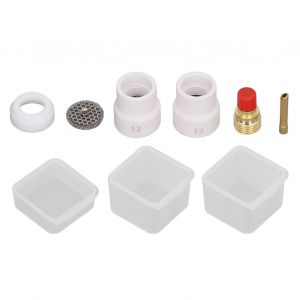 XYONG Kit d'adaptateurs de torche de soudage TIG de taille standard en cuivre PTFE, 6 pieces, pour remplacement - Neuf