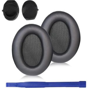 KAL-Wh-0Xm3 Coussinets D'Oreille Compatibles Avec Les Écouteurs Sony Wh-0Xm3, Coussinets De Rechange En Cuir Protéiné Souple Et Mousse À Mémoire De Forme (Noir) - Neuf