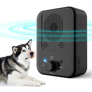 Anti-Aboiement Appareil, 3 Fréquence Aboiement De Chien De Dissuasion, De 33 Pieds À Ultrasons Anti-Aboiement De Dissuasion Rechargeable Doux Animal De Compagnie Chien Aboyer Forma - Neuf