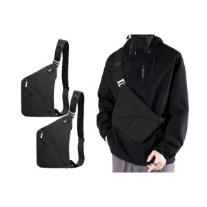 Lot De 2 Sacs &Agrave; Dos Bandouli&egrave;re Antivol Pour Homme, Id&eacute;aux Pour Les Voyages Et Le Sport. - Neuf