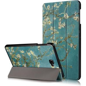 ELVORIX-Coque pour Samsung Galaxy Tab A 10.1 Pouces 2016 SM-T580/T585 (A6) Tablette Housse &Eacute;tui avec Fonction Support et R&eacute;veil/Sommeil,Fleur - Neuf