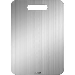 Kalanka-Volumoon Planche À Découper En Titane, Titanium Cutting Board, Planche À Découper En Acier Inoxydable 304 De Qualité Alimentaire, Planche De Cuisine Double Face Planche Pour Viande, Fruits Et - Neuf