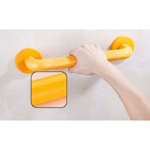 Barre d'appui jaune de 40 cm, poignée de baignoire pour salle de bain, barre de sécurité en acier inoxydable pour enfants ou personnes âgées - Neuf