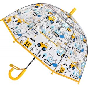 Parapluie Pour Enfant Avec Toit En D&ocirc;me - Design L&eacute;ger Et Mignon - Protection Contre Le Vent Et La Pluie - En Forme De Cloche - Transparent - Cadeaux Pour Enfants - Neuf