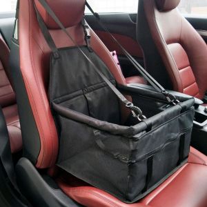 Hjlian Siege Auto Pliable Et Etanche Pour Animaux De Compagnie, Panier De Transport Pour Siege Arriere, Protection Pour Animaux (Noir) - Neuf