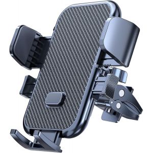 Mdy-Support De Téléphone Pour Grille D'aération De Voiture, Rotation À 360°, Support De Téléphone De Voiture, Compatible Avec Toutes Les Séries Iphone Et Autres Téléphones Portables De 4 À 7"". - Neuf