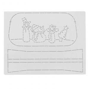 Mod&egrave;le De Patchworks Bricolage Sac &Agrave; Bandouli&egrave;re De Neige Pochoir Patchworks Pour Les Amateurs De Broderie De Couture - Neuf