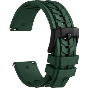 Eryi-Bracelets De Montre En Fkm Caoutchouc (Pas De Silicone), Bracelet De Rechange Pour Homme Et Femme, Largeur Des Cornes Compatibles 20mm 22mm - Neuf