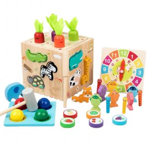 Jouet &Eacute;ducatif De P&ecirc;che Magn&eacute;tique Et De Tri De Formes Pour Enfants, Jouet D'&eacute;veil Pour La Coordination ?il-Main Des Enfants-Style5 - Neuf