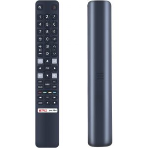 RC802N RC802N YUI1 Télécommande de Rechange pour TV TCL 4K UHD QLED 32ES560 32ES580 40ES560 43EP640 43EP660 50DP660 50EP640 50EP660 50EP680 55DP6660 55EC780 55EP640 55EP660 RC802N - Neuf