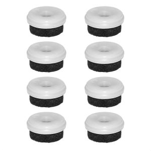 Patins En Feutre Robuste Pour Meubles Et Chaises-Lot De 8 Patins De Rechange Changeables-Naturel-Diamètre Ø 20 Mm-Pour Base Ø 20 Mm-Made En Allemagne-15802300 - Neuf