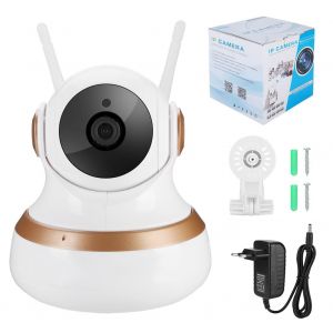 Camera De Surveillance Domestique Wifi Hd 720p Golden, Babyphone, Ue 100-240 V - Neuf