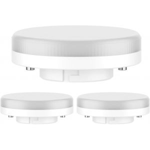 3 Ampoules Led Gx53,Blanc Chaud (2700 K),6,2 W,509lm,97°,Mates - Neuf