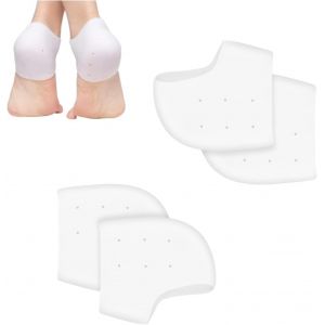 Kalanka-Prot&egrave;ge Talons En Silicone Transparent,4 Pcs Talonnette Silicone Coussinets Anti Frottement Ampoules Pour Chaussures Femme Homme Talonnettes Ergonomiques Confort Jour Nuit - Neuf