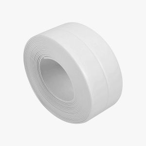 Bande Étanchéité,Bande d'étanchéité Autocollante pour Évier de Cuisine Écart de Toilette Salle de Bain Résiste à l'humidité,pour Baignoire,Toilette,Cuisine,Coin de Mur - Neuf