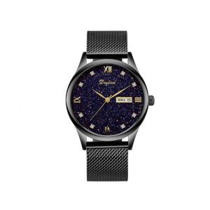 Montre Homme R010-1, Bracelet En Maille &Eacute;tanche, Motif Ciel &Eacute;toil&eacute; - Neuf