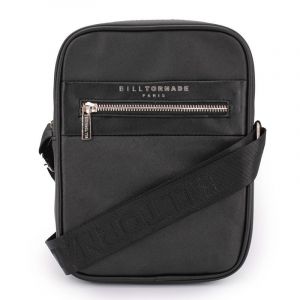 Sacoche bandouli&egrave;re noir mat Homme BILL TORNADE - Neuf