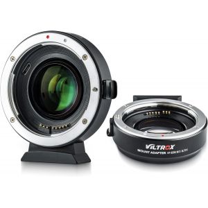 Ef-Eos M2 Speed Booster 0,71 X Adaptateur De Monture D'Objectif Compatible Avec Objectif Ef Vers Appareil Photo Eos Ef-M Eos-M M200 M6 M5 M50 M100[ZHA5220001]4120] - Neuf