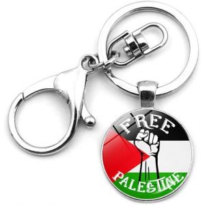 Kal-Porte-Clés Drapeau Palestinien Gratuit Avec Pendentif Drapeau Palestinien, Cadeau Pour Clé - Neuf
