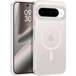 LORANKA-Magn&eacute;tique pour Google Pixel 10/10 Pro [Compatible avec MagSafe & Pixelsnap] [Protection de grade militaire] Coque de t&eacute;l&eacute;phone mate translucide mince anti-rayures anti-traces de doigts, gris - Neuf