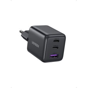 30W Chargeur USB C Rapide iPhone 3 Ports GaN Prise Secteur Compatible avec iPhone 17 Pro Max Air 16 15 14 13 Plus Pixel 9 8 Pro 7a Galaxy S25 S24 S23 Ultra A56 A16 iPad MacBook Air(Noir) - Neuf