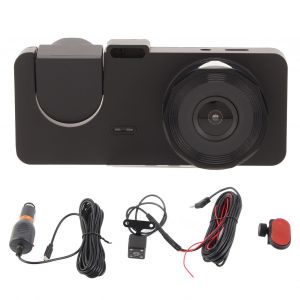 Camera embarquee professionnelle 2 pouces, ecran IPS HD 1080p, detection de mouvement intelligente, surveillance du stationnement, 3 objectifs, enregistreur de voiture a2 - Neuf