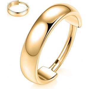 Kal-Boucles D'oreilles Huggie En Acier Chirurgical 316l Avec Charni&egrave;res, Petites Cr&eacute;oles Et Cartilage De Coquillage, Boucles D'oreilles Larges - Neuf