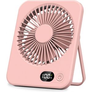 Mini Silencieux Ventilateur De Bureau, Ventilateur De Bureau Usb Mini, 180° Inc Ble Ventilateur De Bureau, Table Ventilateur Usb Rechargeable, Slim Usb Ventilateur De Bureau, Pour [VEN750662] - Neuf