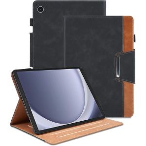 Coque Compatible Avec Samsung Galaxy Tab A9+/ A9 Plus 11 Pouces 2023 (Sm-X210/X215/X216/X218) &Eacute;tui Housse Cover En Pu Tablette Avec Fonction R&eacute;veil/Sommeil Automatique, Protection Magn&eacute;tique (Noir) - Neuf