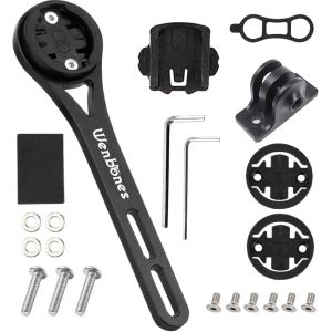 Support D'ordinateur De V&eacute;lo,Support Int&eacute;gr&eacute; Pour Ordinateur V&eacute;lo,Pour V&eacute;lo De Route Compatible Avec Garmin Edge,Wahoo Elemnt,Bryton,Cateye,Gopro Cam&eacute;ra Et Lampe - Neuf