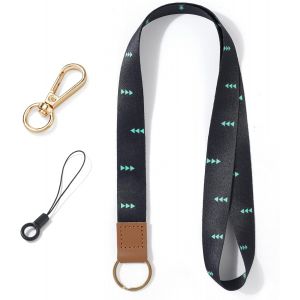 CAUC-Lani&egrave;re de Poignet, Porte-cl&eacute;s Lani&egrave;re, Cordon de Poignet Cordons pour Cl&eacute;s Dragonne de Lani&egrave;re Avec Anneau en M&eacute;tal et Boucle D Petit Cordon pour Voiture Cl&eacute; ID Badge Carte - Neuf