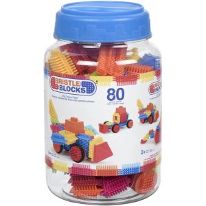 ERYI-Bristle Blocks De U2013 Blocs De Construction U2013 Jeu De 80 Pièces Avec Bocal U2013 Jeu Éducatif Et Créatif U2013 Jouets Sensoriels U2013 Encourage Dextérité Et Motricité Fine U2013 Enfa - Neuf