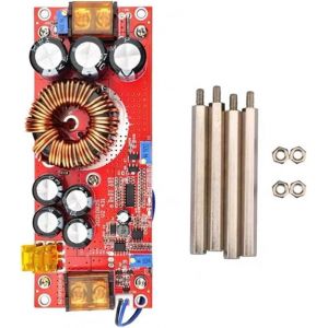 1500 W Mise à Niveau 1800 W DC-DC Boost Converter Module d'alimentation Élévateur DC10-60 V 12-90 V Convertisseur de Tension Réglable Facile à Utiliser - Neuf