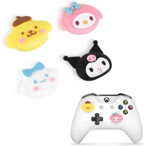 Shiba-Thumbsticks Pour Ps5 Pour Ps4 Manette,Cute Anime Thème Silicone Joystick Grips Caps Accessoire Pour Xbox Series X/S, Xbox On[370] - Neuf