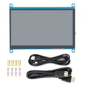 XYONG Ecran retroeclaire 7 pouces pour Raspberry Pi DriveFree, accessoires informatiques 1024 ¡Á 600 (version tactile TN) - Neuf