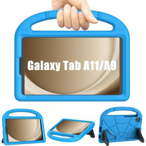 KALANKA-Coque Enfant pour Samsung Galaxy Tab A11 8,7"" 2025/Galaxy Tab A9 8,7"" 2023 avec Support &agrave; Poign&eacute;e, Samsung A11/A9 Tablettes &Eacute;tui pour Tab A11 2025 & Tab A9 2023 & Tab A7 Lite 2021 - Bleu - Neuf
