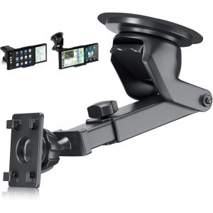 360&deg; Rotation Support &agrave; Ventouse pour Portable Carplay Autoradio, Support Vertical Voiture, Support pour &Eacute;cran CarPlay sans Fil, Support Tableau de Bord Ventouse pour Portable GPS pour Radio - Neuf