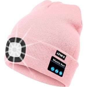 Led Bluetooth Bonnet Lumineux, Rechargeable Usb Rechargeable Musical Running Chapeau Ultra Lumineux 4 Led Lampe Étanche Utilisation Lumière Pour Ski Randonnée Camping Vélo - Neuf