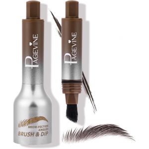 KALANKA-Crayon à Sourcils Liquide Pinceau Coudé, Crayon à Sourcils à Gros Pinceau, Stylo à Sourcils Liquide à Séchage Rapide Longue Durée, Maquillage Des Sourcils de Remplissage de Contour de,Taupe - Neuf