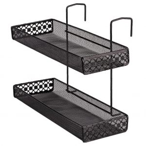 Plateau a couverts empilable, tiroir, etagere suspendue pour jardinieres de balcon, organisateur de pots de fleurs - Neuf