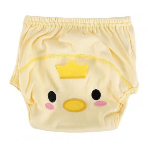1 Couche Lavable En Coton Impermeable Et Reutilisable Pour Bebe (Canard) - Neuf