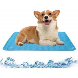 Tapis Rafraîchissant Pour Chiens Et Chats : 70 X 55 Cm-Grande Couverture Rafraîchissante Pour Chien Et Chat-Résistant À L'usure-Lavable-Tapis Pour Chien-Niche Pour Chien-Niche - Neuf