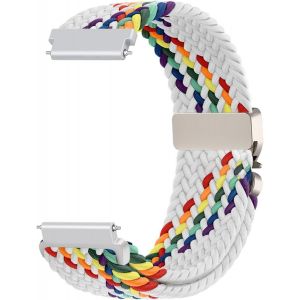 Nylon Bracelet Montre Tress&eacute; 18mm 20mm 22mm, &Eacute;lastique De Remplacement &Agrave; D&eacute;gagement Rapide Pour Femmes Et Hommes - Neuf