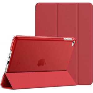 Coque pour iPad Mini 5 (Mod&egrave;le 2019 5&egrave;me G&eacute;n&eacute;ration), Housse &Eacute;tui avec Veille/R&eacute;veil Automatique (Rouge) - Neuf
