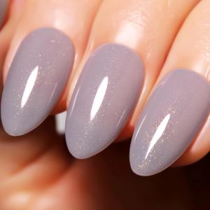 Vernis Semi Permanent Pailleté, 15ml Gris Nu Pailleté Vernis Gel Uv Semi Permanent Uv Led Soak Off Gel Nail Polish French Vernis À Ongles Gels Semi-Permanents Diy Nail Kit Démarrage - Neuf