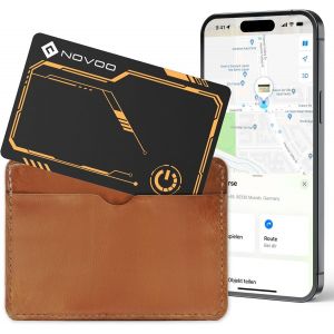 lbgwp60-Carte De Suivi Air Tag - Compatible Avec Apple Find My (Ios Uniquement) - Traceur Bluetooth Pour Bagages, Clés, Val s, Passeports - Autonomie De La Batterie 6 Ans - Neuf