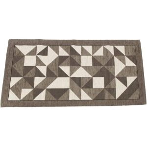 Sjzg-Tapis De Cuisine, Salon, Anti-Taches, Dos Antid&eacute;rapant, Origami 55 X 80 Cm, H&ecirc;tre - Neuf