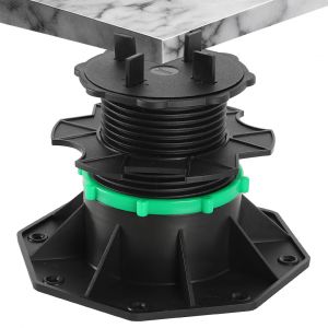 20x Plots r&eacute;glables 72-140mm Plot pour dalle r&eacute;glable Pour pierre et carrelage Plots Avec anneau de fixation - Neuf